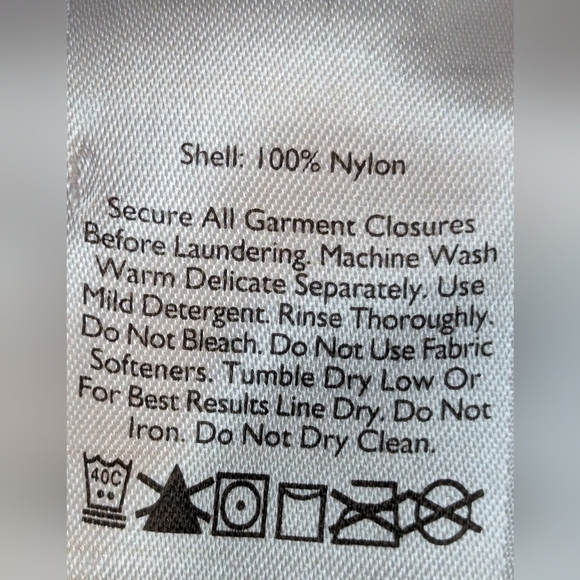 Eddie Bauer Womens Blue Hooded Rain Jacket, Size S - Picture 8 of 10